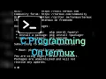 Write and run C Program on termux