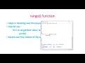 Python Essential Training in HINDI - Tutorial 9 range function and pass statements