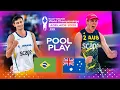 Andre/Renato vs. Burnett/Hodges - Beach World Championships 2025 | Highlights | Pool Phase