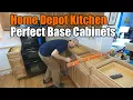 Home Depot Kitchen Remodel Day 3 Perfect Base Cabinets THE HANDYMAN