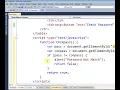 Password and Confirm Password validation using JavaScript in ASP Net
