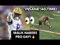 Malik Nabers FULL LSU Pro Day Highlights 2024 NFL Draft Malik Nabers 4 35 40 Yard Dash