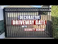 Decorative Driveway Gate Build JIMBO S GARAGE