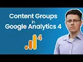 Content groups in Google Analytics 4 with Google Tag Manager
