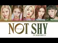 Download Lagu ITZY Not Shy (English Version) Lyrics [Color Coded Lyrics]
