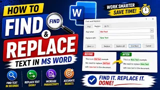 How to Find and Replace Text in Microsoft Word Easy Step-by-Step Tutorial