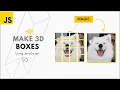 3D boxes background Animation using HTML CSS JavaScript JavaScript 3D Animation Effects