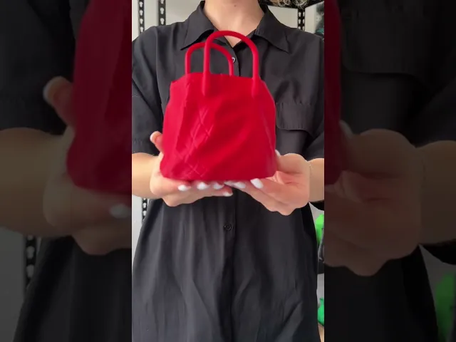 Flower Bag Vase: Where Fashion Meets Floral Elegance video thumbnail