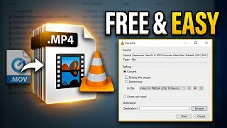 how to convert mov to mp4 using vlc player free u0026 easy tutorial 
