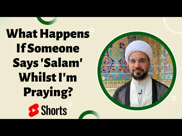 ⁣What Happens if Someone Says 'Salam' And I'm Praying? #shorts
