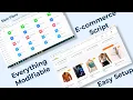 20 E-commerce Website Script Installation Guide No Code Admin Dashboard