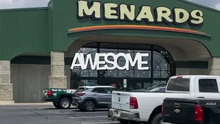 First time at a Menards - Warren Ohio