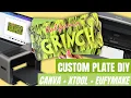 I Made Custom License Plates That Sell for 50 xTool EufyMake Workflow