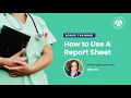 How to Use a Report or Brain Sheet