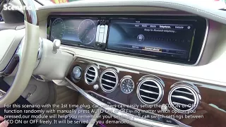 how to setup ECO ONoff auto start function for Maybach via OBD2