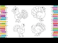 Turkey Coloring Pages Kids Coloring