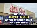 Walking Inside Jewel-Osco Grocery Store West Chicago Illinois