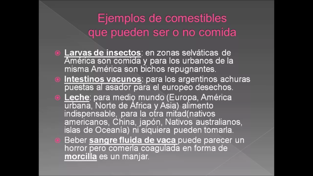 Alimentación y Cultura