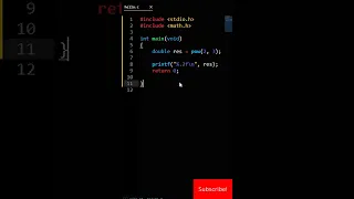 C pow Function C Programming For Beginners