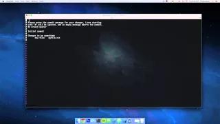 Git Tip Commiting with Vim