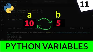 Swap two Numbers Using Python Variables Concept Python For Beginners