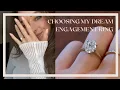 CHOOSING MY DREAM LAB GROWN DIAMOND ENGAGEMENT RING The Wedding Diaries Ciara O Doherty Vlogs