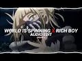 world is spinning x rich boy   dmad x payton moormeier edit audio