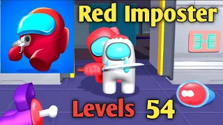 Red Imposter Nightmare Christmas Level 54 Gameplay Walkthrough 