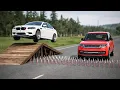 Lagu Cars vs Spikes Challenge #12 in BeamNG Drive!