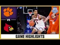Clemson vs Louisville Game Highlights 2025 T Rowe Price ACC Men s Basketball Tournament