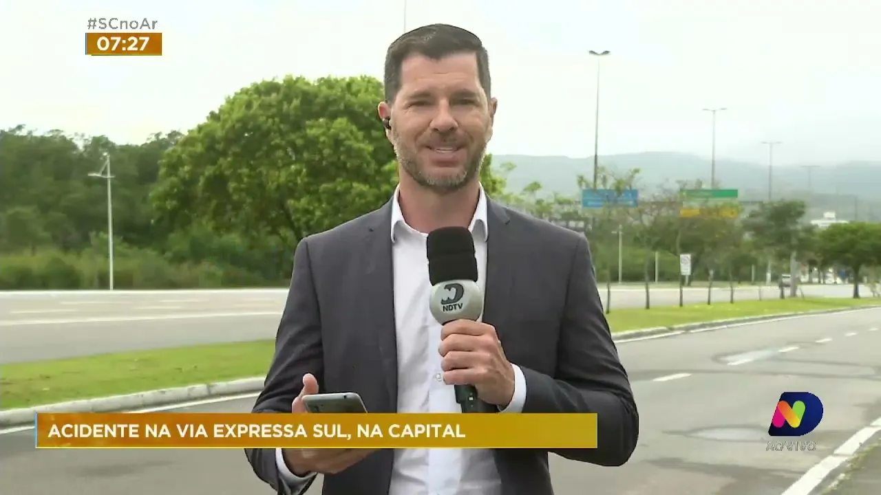 Confira os acidentes registrados no início da manhã desta segunda-feira na Grande Florianópolis