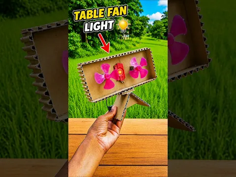 mini table fan and light project #shorts