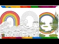 Rainbow Coloring Pages Printable Fun PDF Designs for All Ages