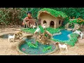 Download Lagu Rescue Abandoned Puppies Building Mud House Dog And Fish Pond For Red Fish