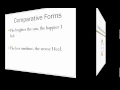 Double Comparatives - Lesson 21