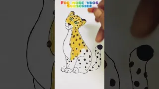 Easy way to draw Leopard