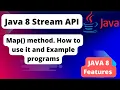 8 3 When or How to Use map in Stream API Java 8 map stream Stream map java 8 example