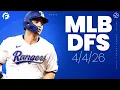 MLB DFS Picks Strategy for DraftKings FanDuel 26