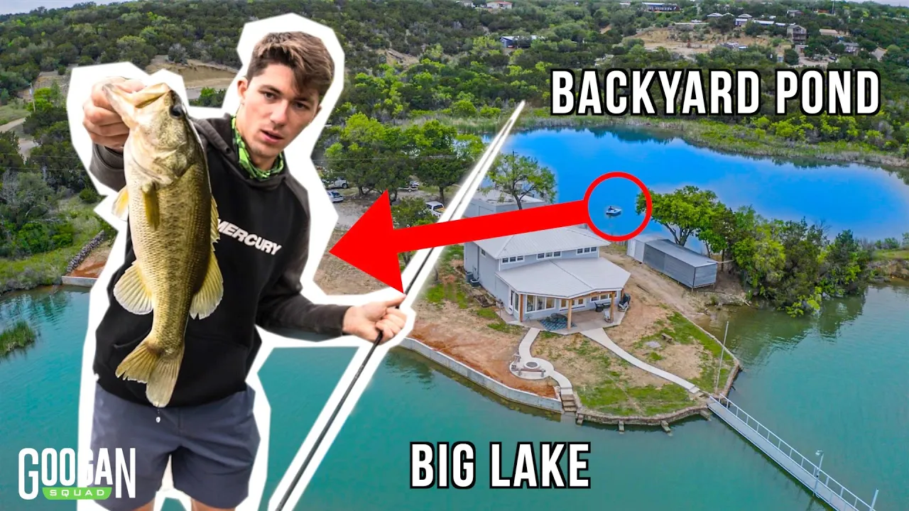 Googans CRASH LAKE HOUSE With a BACKYARD POND!