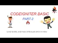 model view controller codeigniter basic part 2