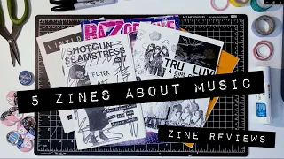 Download 5 Music Zines *:° Zine Reviews of Shotgun Seamstress, Band Basics, Razorcake, Vinyldyke \u0026 Tru Luv MP3