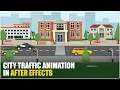 Lagu Stadsverkeersanimatie in After Effects-zelfstudies
