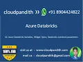 10 Azure Databricks Variables Widget Types Databricks notebook parameters