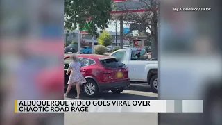 Albuquerque road rage goes viral as police search for drivers