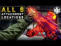 BUILDING THE SECRET BLUEPRINT IN DMZ Heated Madness - All 6 Attachment Locations Season 3