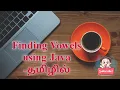 Java program Vowels find in Tamil