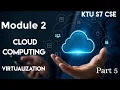 Virtualization Module 2 Cloud Computing KTU S7 CSE Part 5 scheme