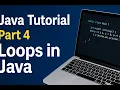 Java Tutorial for Beginners - Part 4 Loops in Java for while do-while