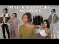WINTER WARDROBE ESSENTIALS building a capsule wardrobe good basics everyday wear
