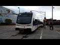 BNMG TV029 NJT RIVER LINE Crossing Broadway in Camden NJ